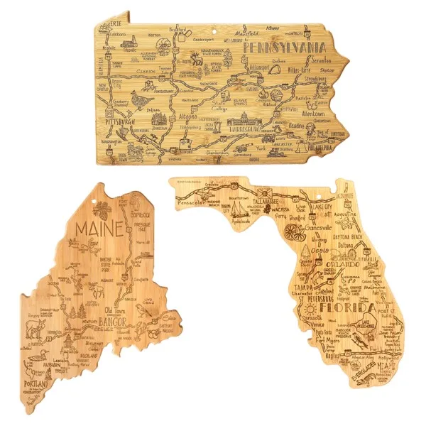 U.S. Destination Bamboo Cutting and Serving Boards view 2