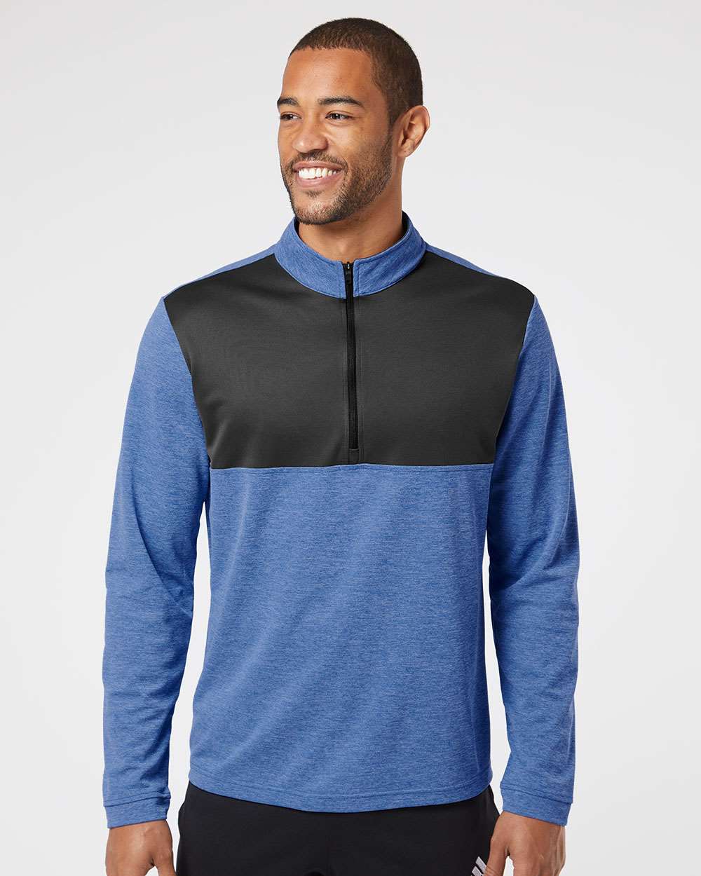 Adidas® Lightweight Quarter-Zip Pullover view 4