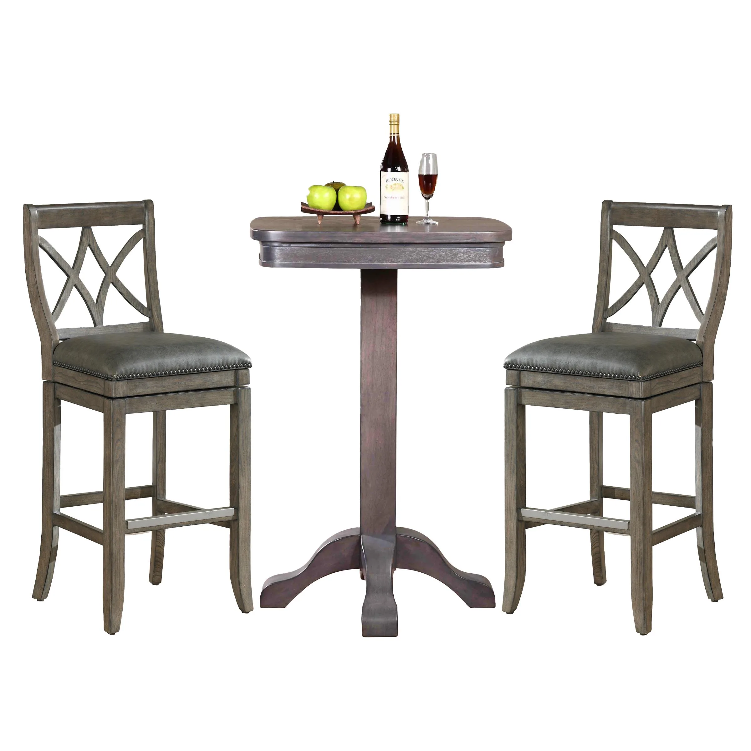 Escalade Sports American Heritage - Sarsetta Pub Table & Hadley Bar Height Stools
