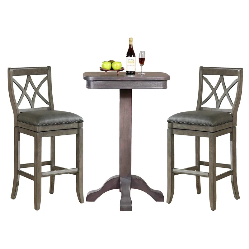 Escalade Sports American Heritage - Sarsetta Pub Table & Hadley Bar Height Stools