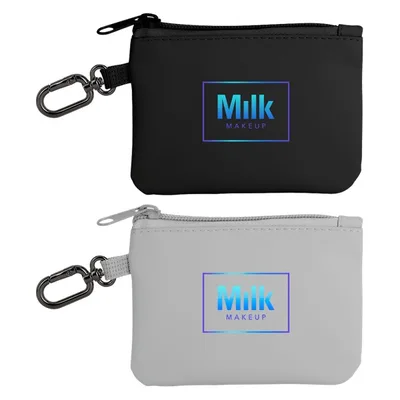 Benton Rectangle Recycled PU Zip Pouch