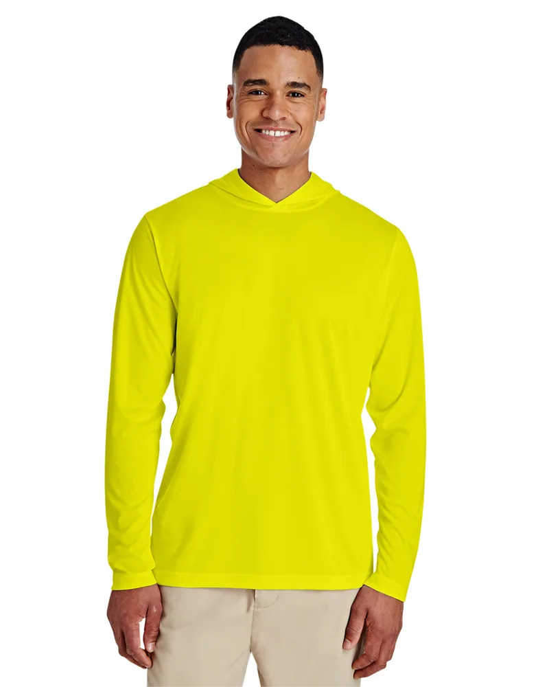Team 365 Men's Zone Performance Long Sleeve Hooded T-Shirt view 2