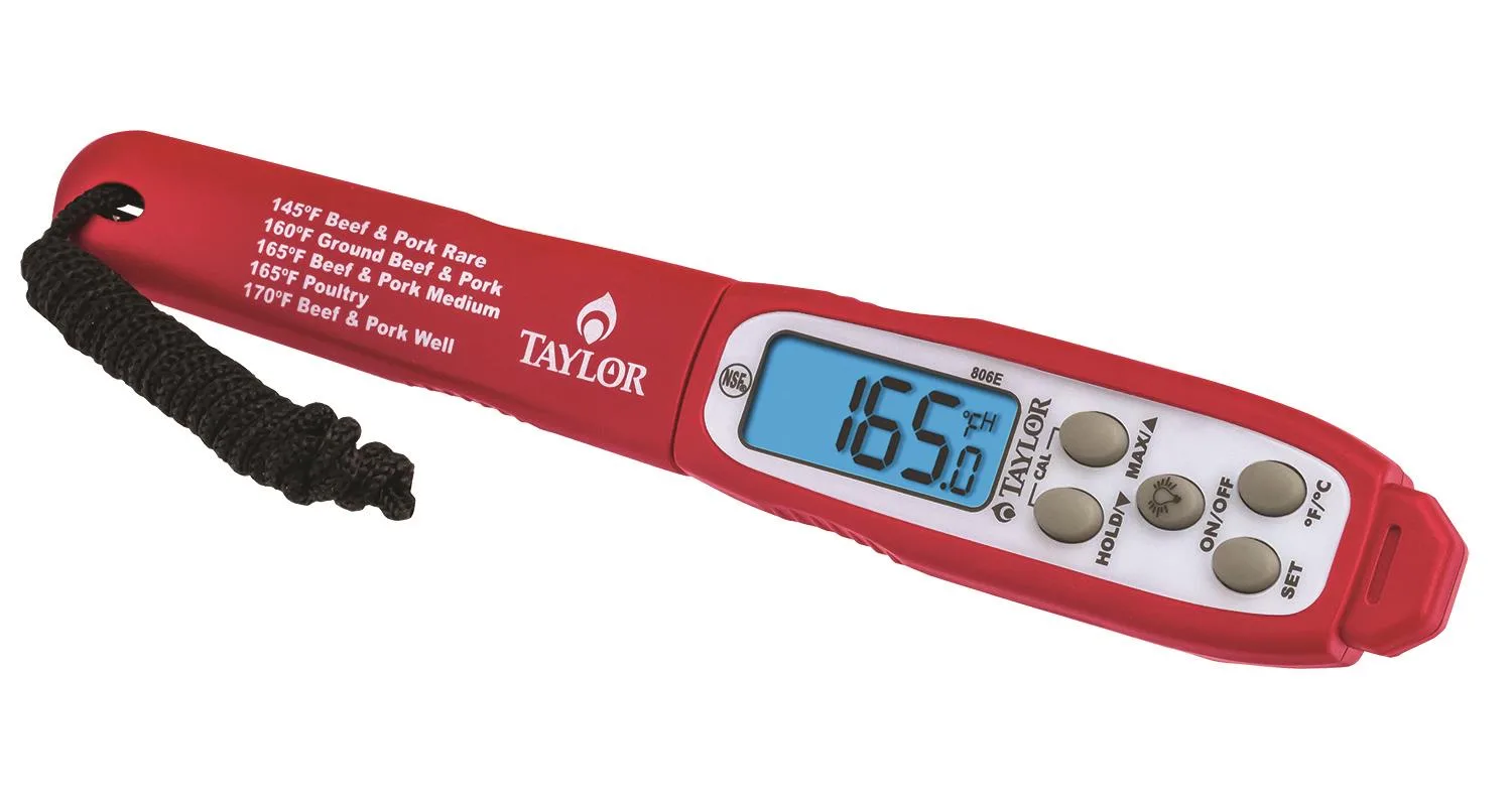 Taylor Grill Works Waterproof Digital Thermometer