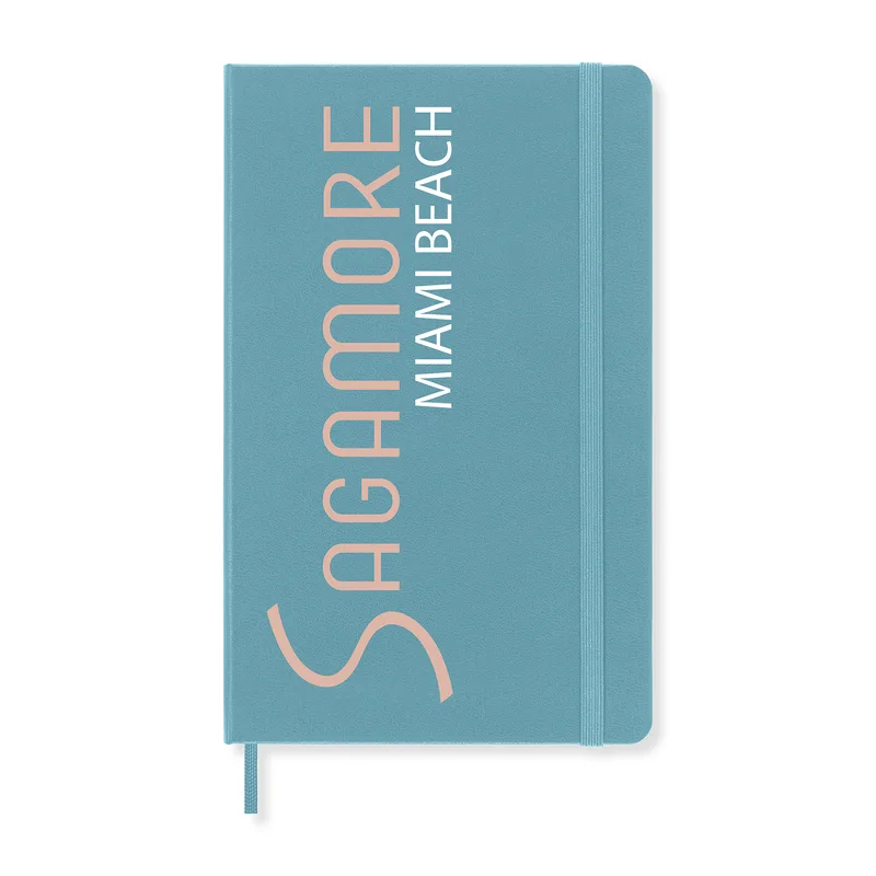 Moleskine® Hard Cover Ruled Large Notebook - Reef Blue
