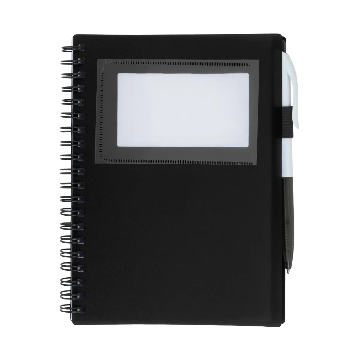 Spiral Notebook With Id Window view 3