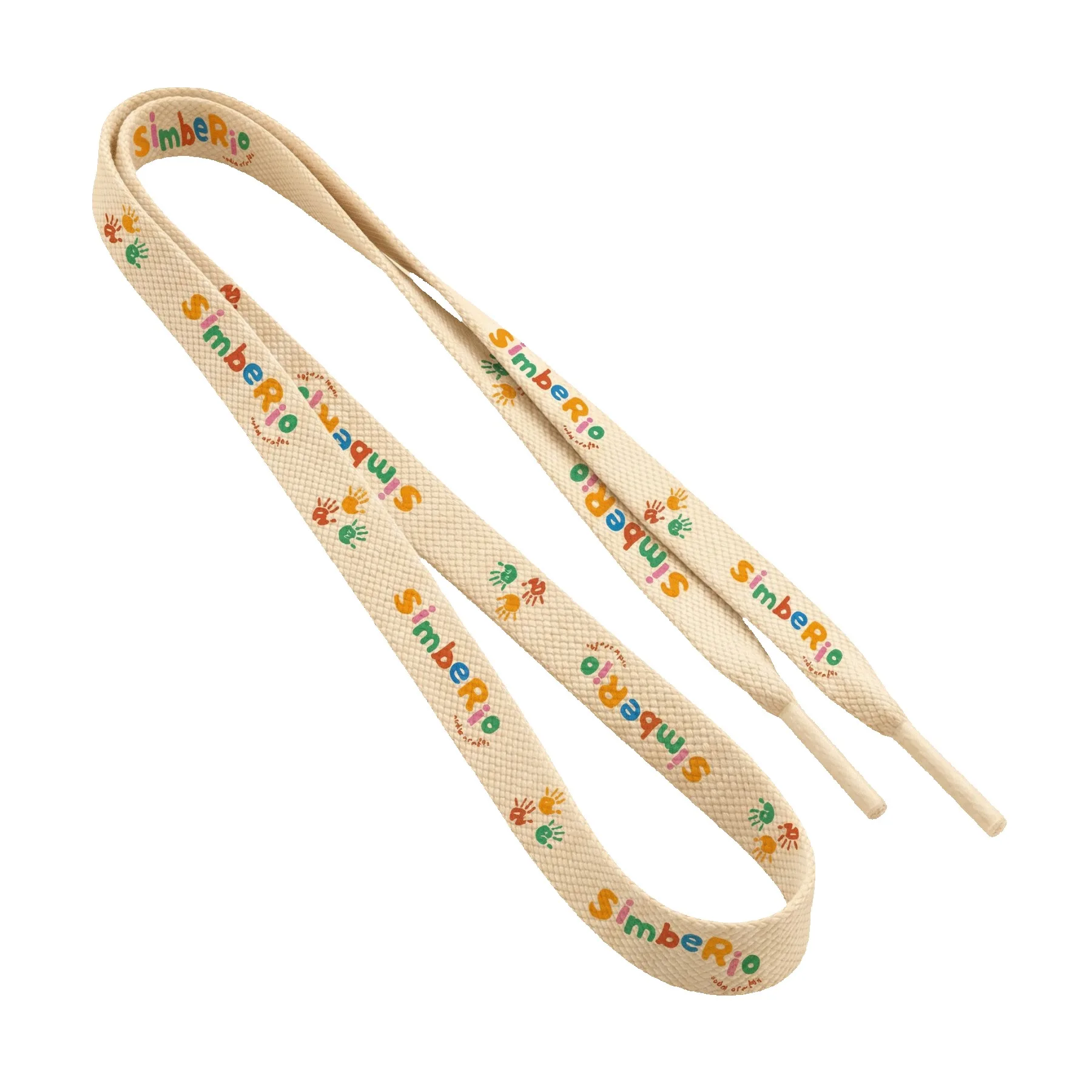 Recycled Polyester Dye Sublimated ¾"x45" Shoelaces Pair (Domestically Produced) view 2