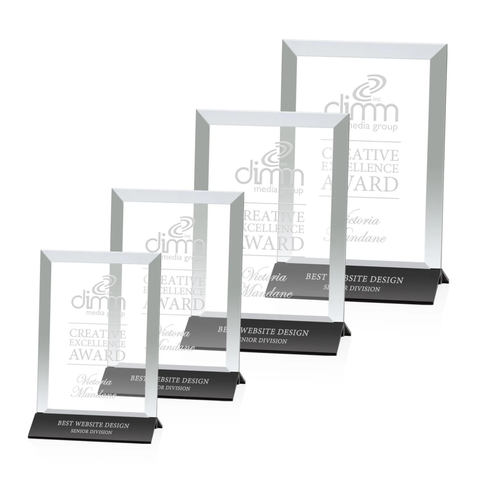 Deep Etch, Vertical, Starfire Crystal, Black
