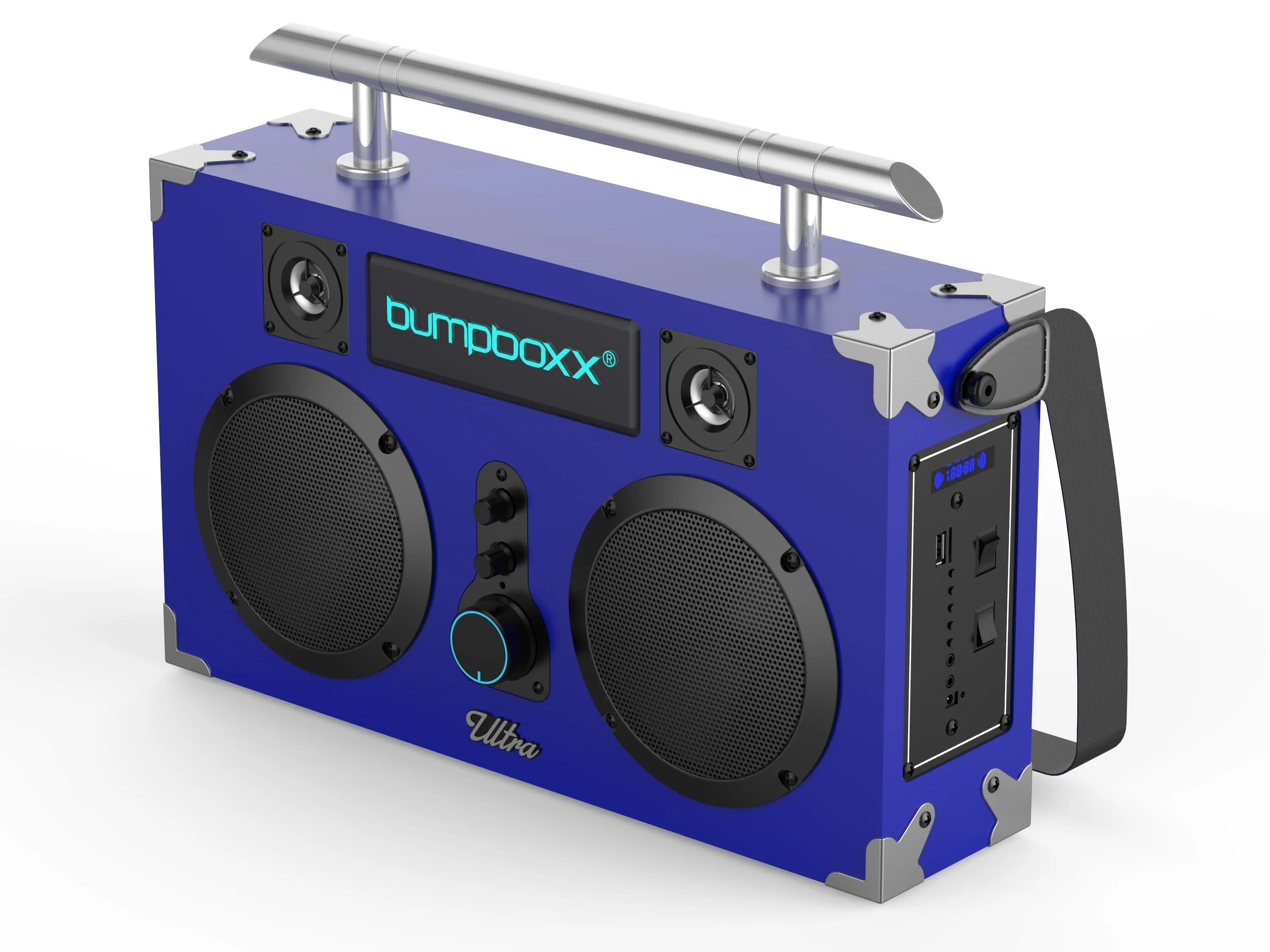 Bumpboxx Utra Bluetooth Boombox, Blue