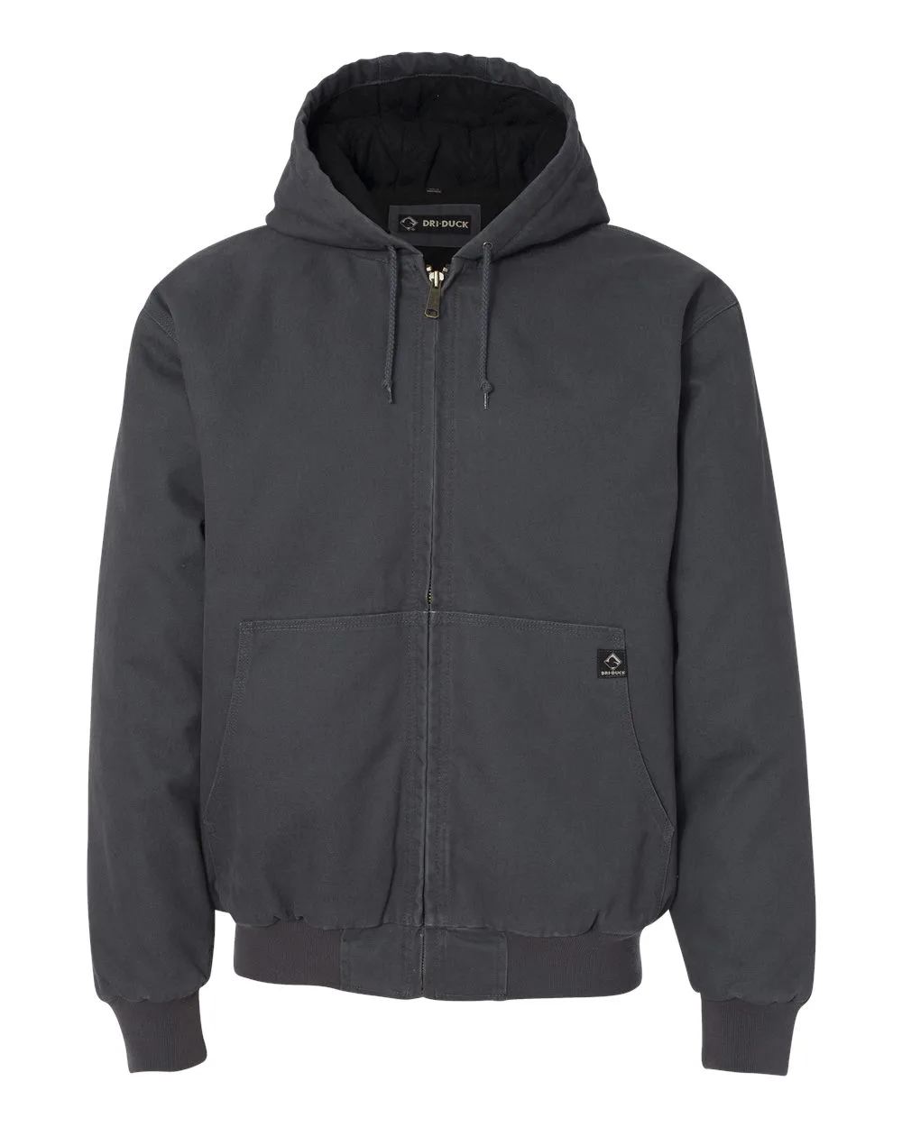 Dri Duck® Cheyenne Hooded Boulder Cloth™ Hooded Jacket w/Tricot Quilt Lining view 3