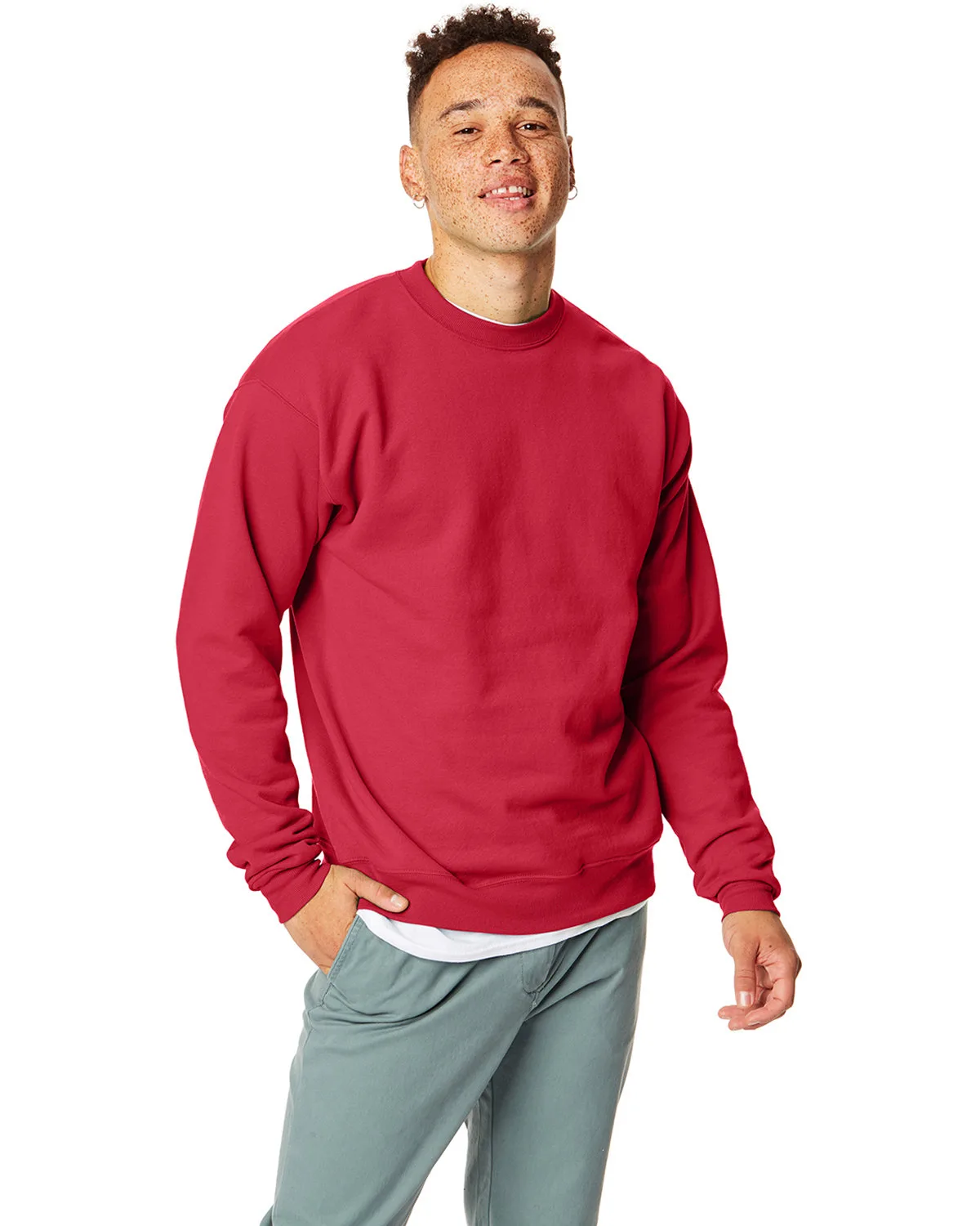 Hanes Printables Unisex Ecosmart® Crewneck Sweatshirt view 7