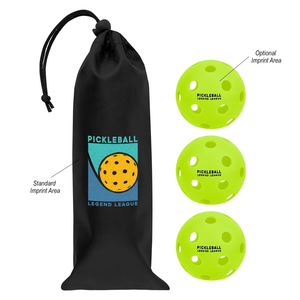 Pickleball Indoor Ball Set view 2