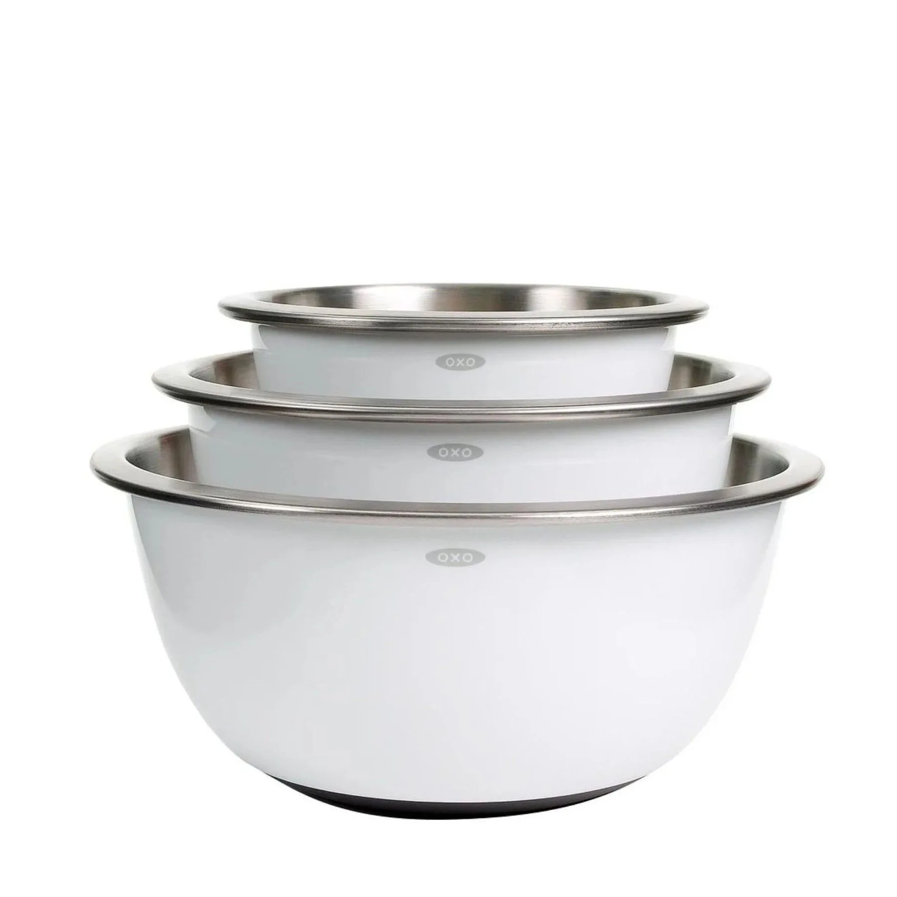 OXO Good Grips 3-Piece Stainless Steel Mixing Bowl Set