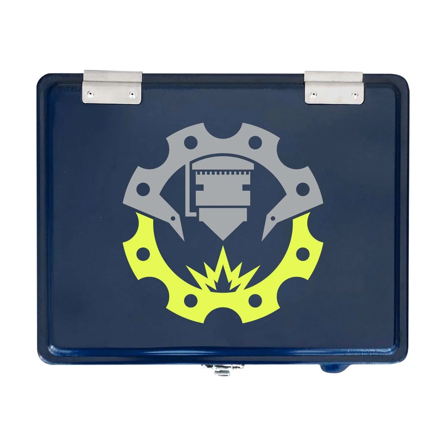Metal Party Cooler, Front & Top Imprint view 4