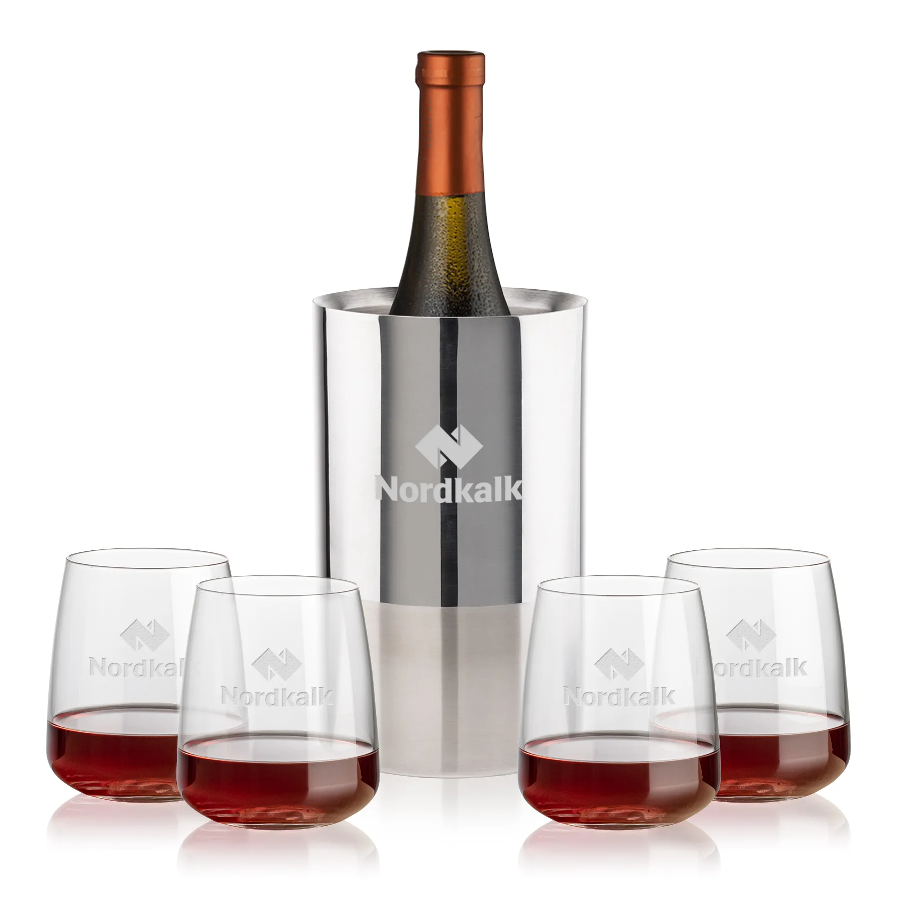 Catania Cooler Set, Laser Engraving, Set of 5