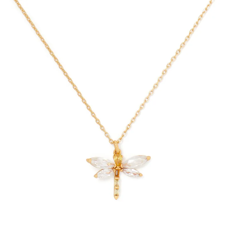 kate spade new york Greenhouse Dragonfly Mini Pendant - Neutral