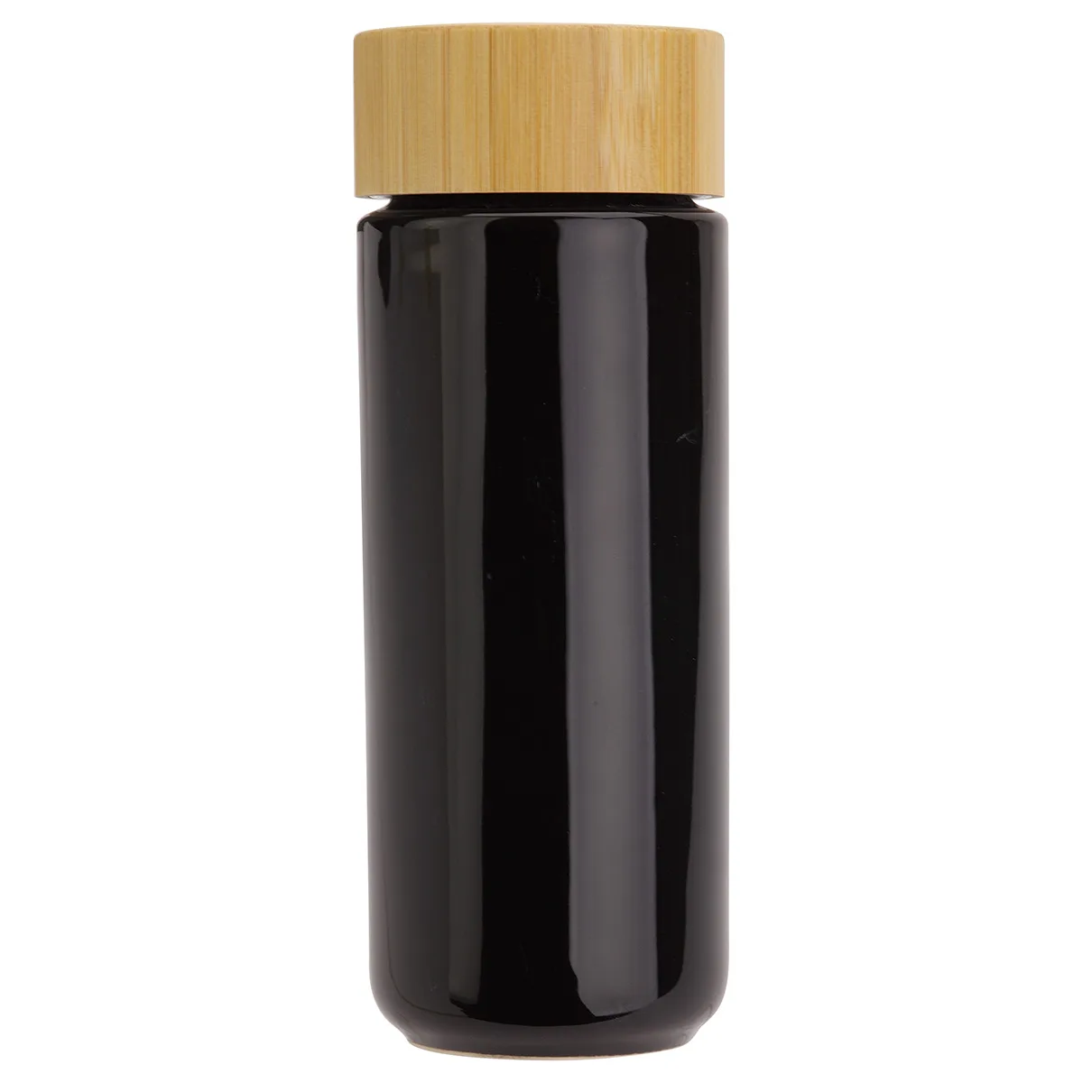 Milan 10 oz Ceramic Tumbler with Bamboo Lid view 2