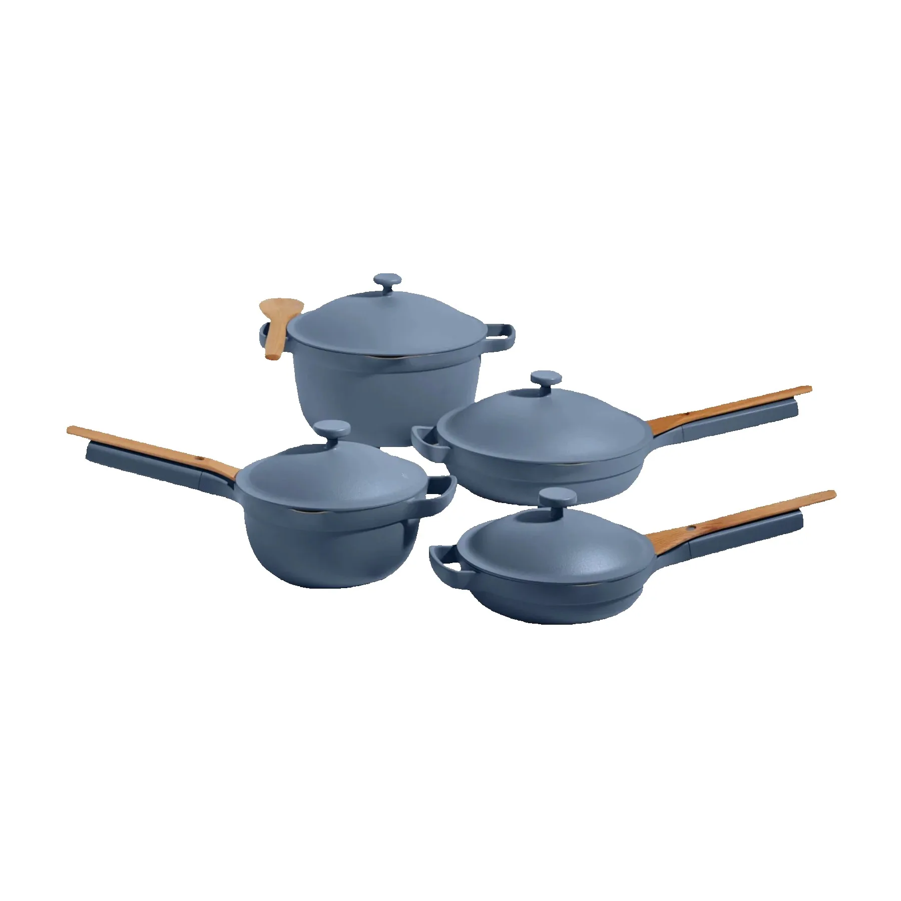 Our Place 13-Piece Ceramic Nonstick Cookware Set - Blue Salt