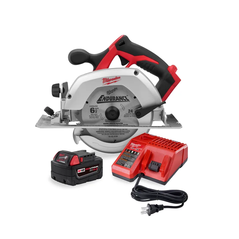 Milwaukee M18 6.5" Circular Saw W/ M18 Battery & Charger