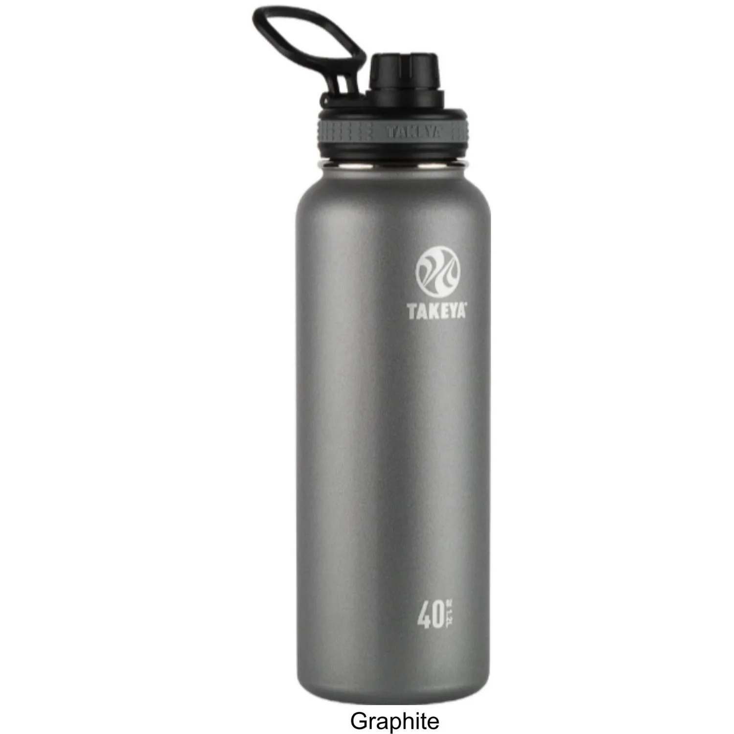 40 oz Takeya® Stainless Steel Insulated Originals Water Bottle w/ Spout Lid view 3