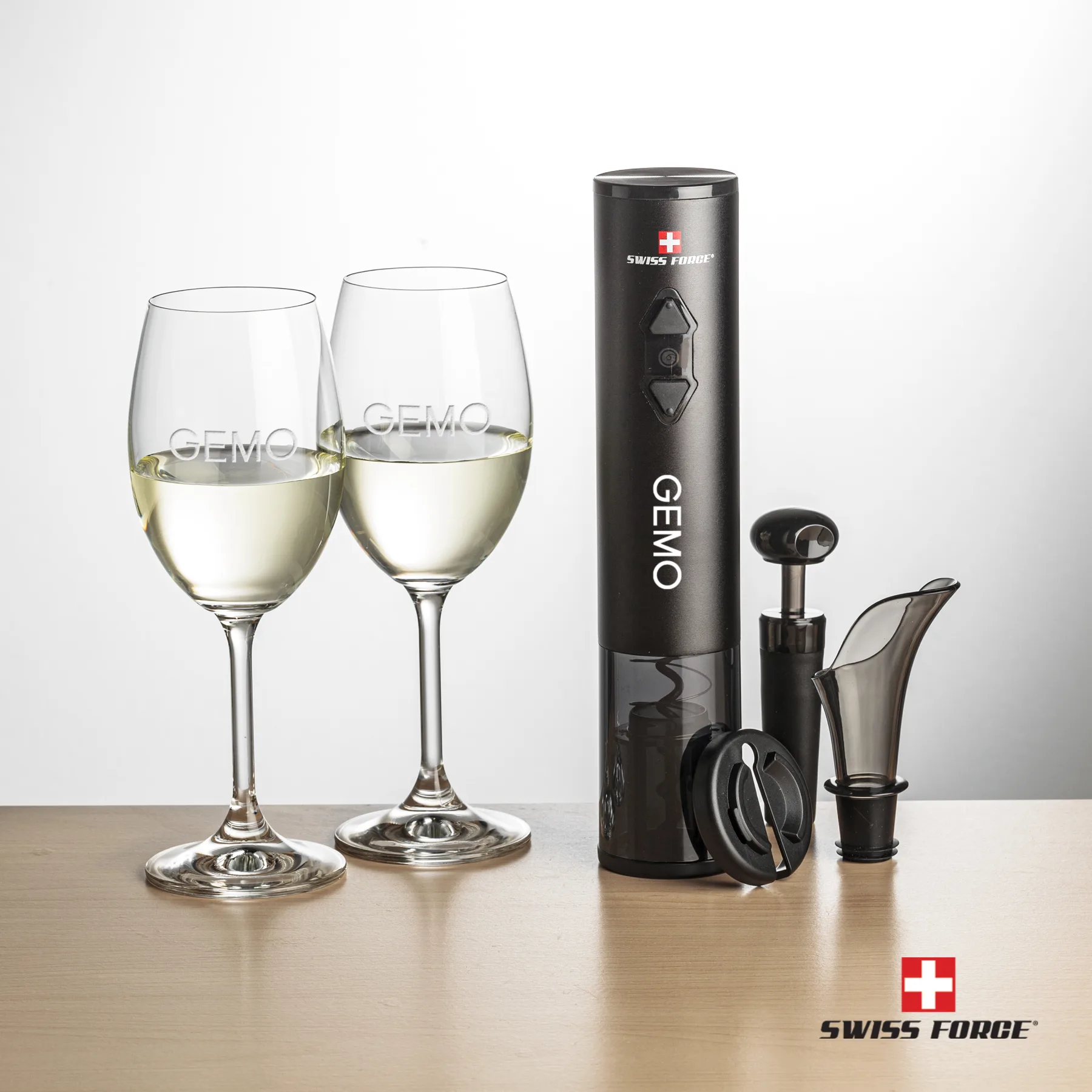 Wine Opener Stemmed Set, Opener & Naples, 8.5 oz