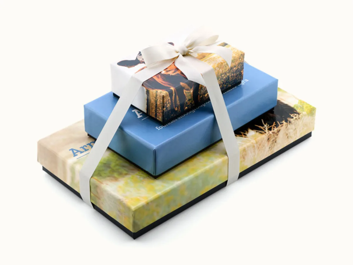 Indulgent 3-Tiered Gift Tower with Luxury Custom Packaging view 2