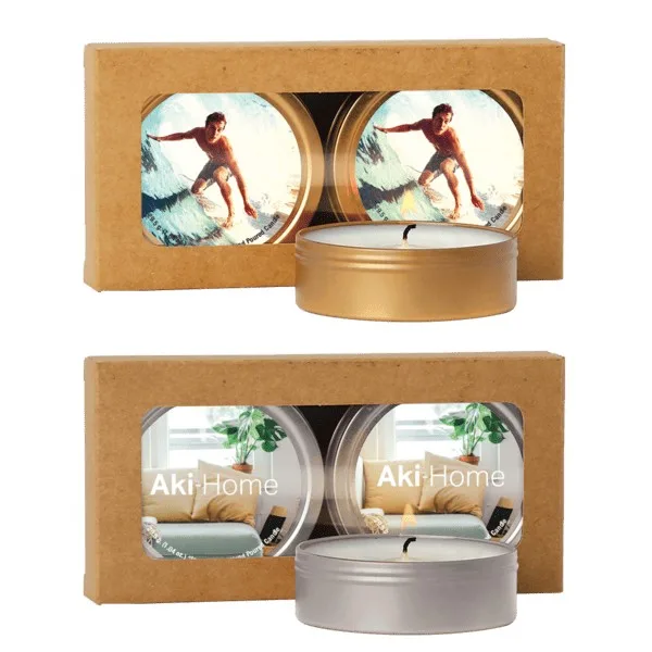 Scented Candle 2-Pack in Kraft Window Box view 2