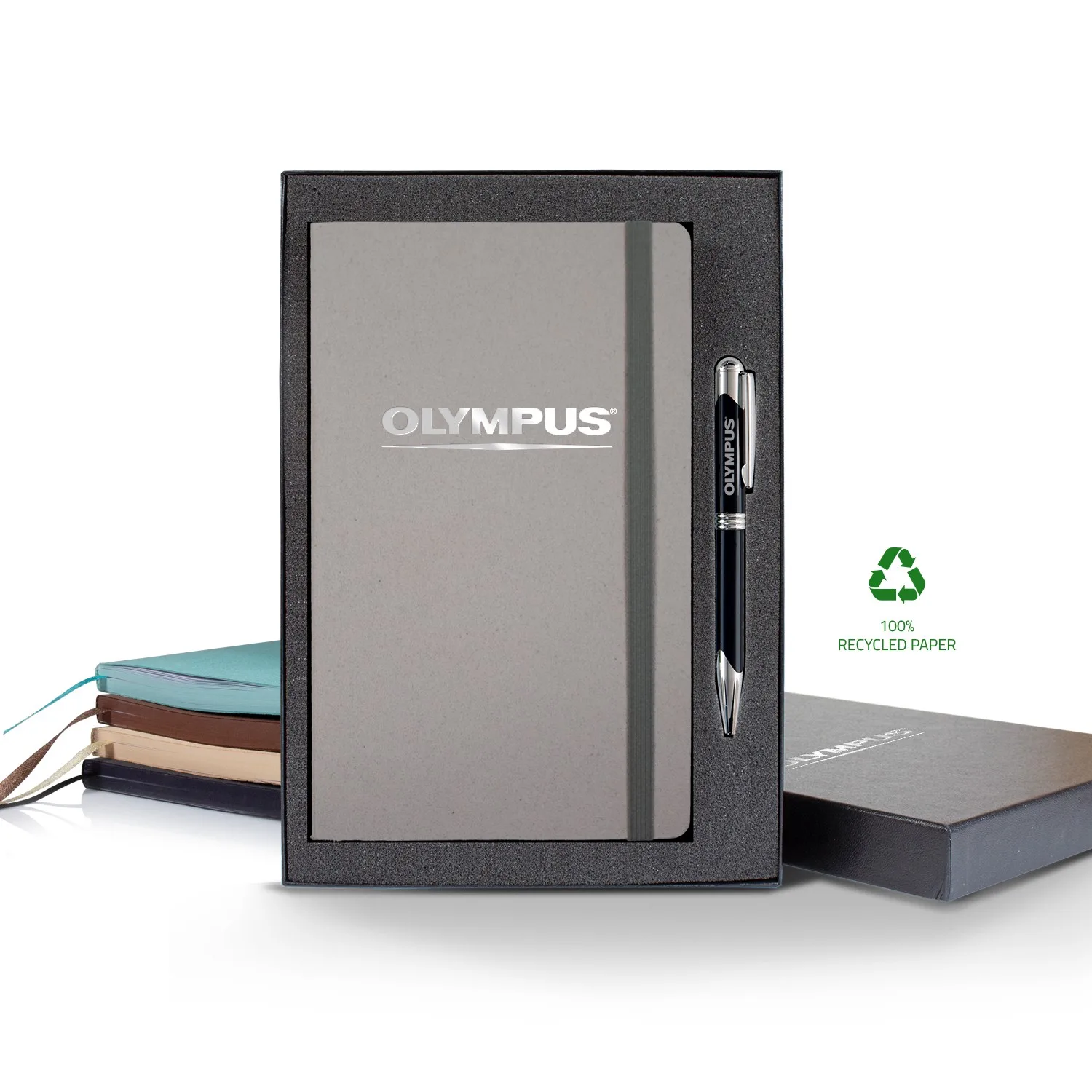 Castelli Carapace Medio Lined Recycled White Page Journal Gift Set