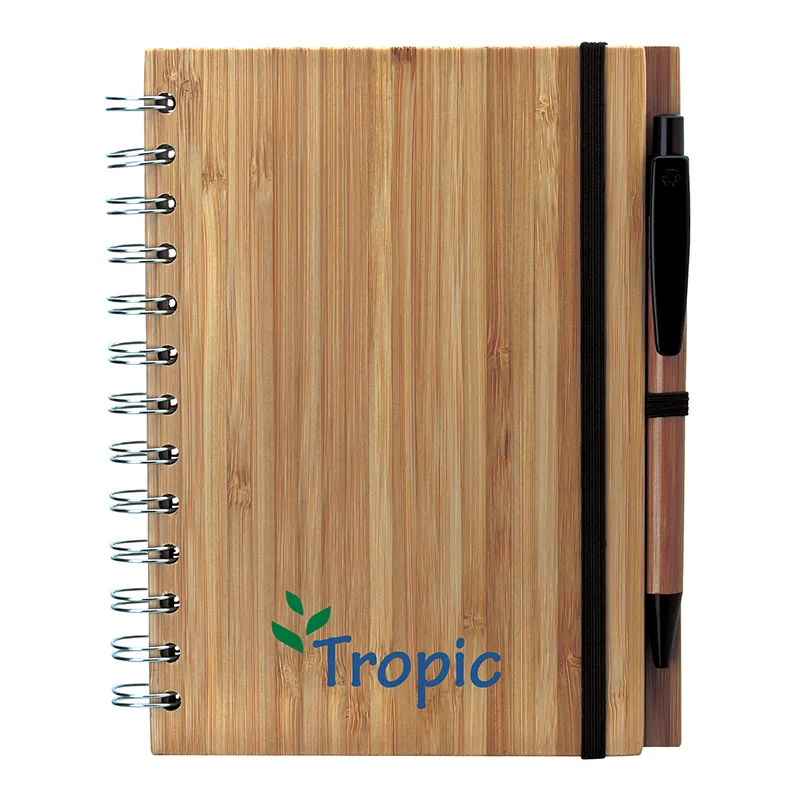 Albany Bamboo Notebook & Pen view 2