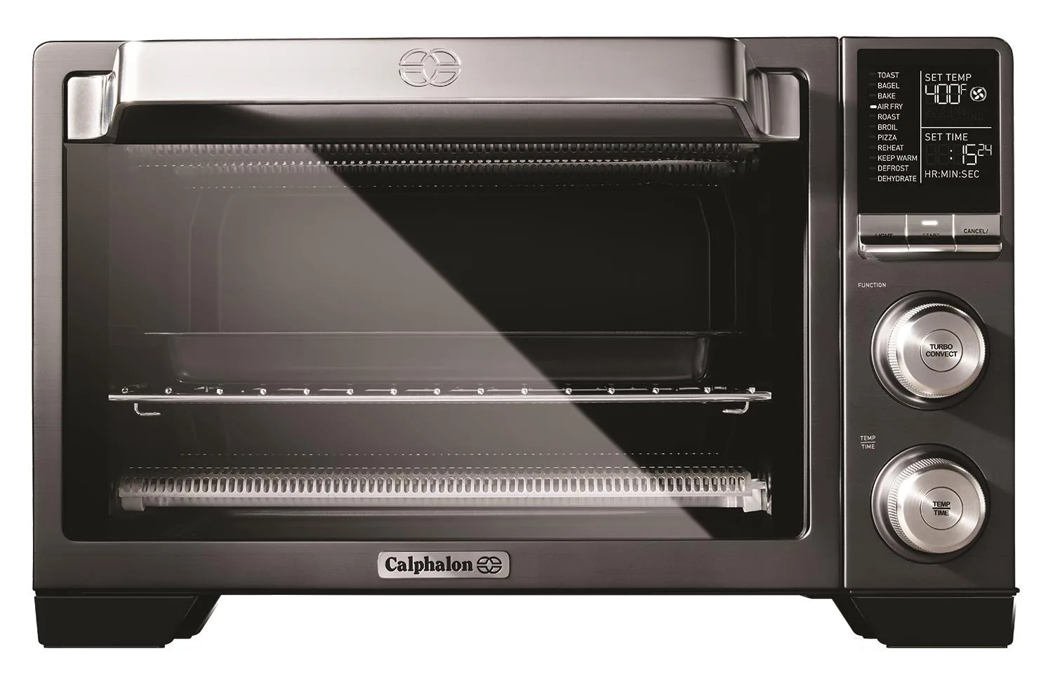 Calphalon Performance Air Fry Convection Oven, Countertop Toaster Oven, Dark Stainless Steel