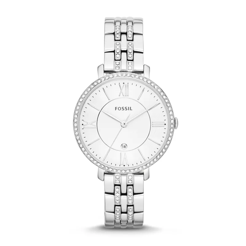 Fossil Ladies Jacqueline Stainless Steel Watch Silver Dial