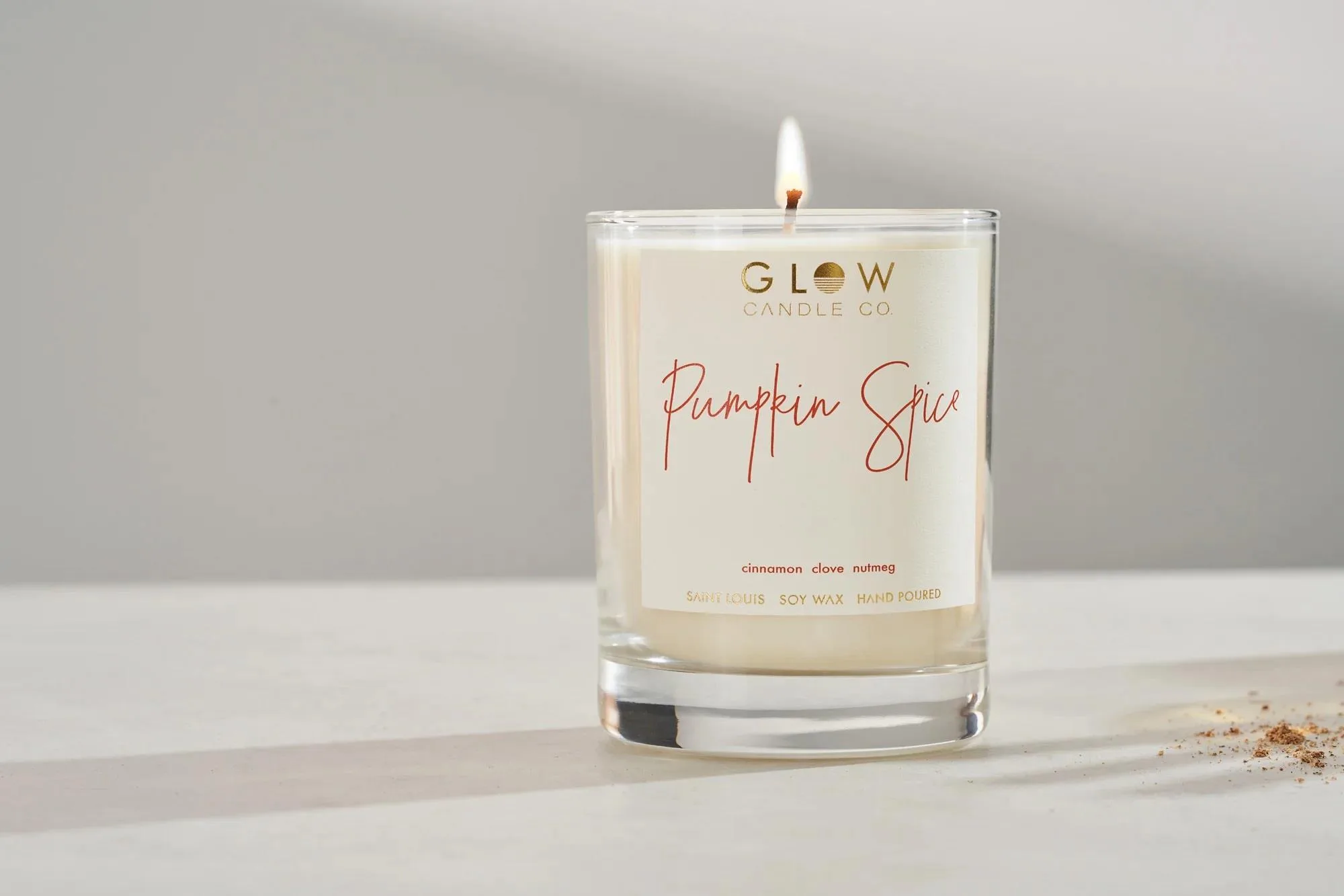 Glow Candle Company 14Oz Pumpkin Spice Soy Candle