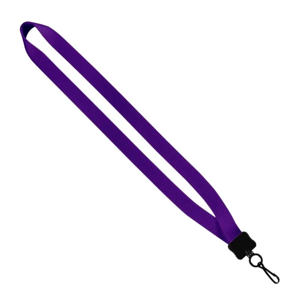 3/4" Smooth Nylon Lanyard with Plastic Clamshell, O-Ring & Metal Swivel Sna