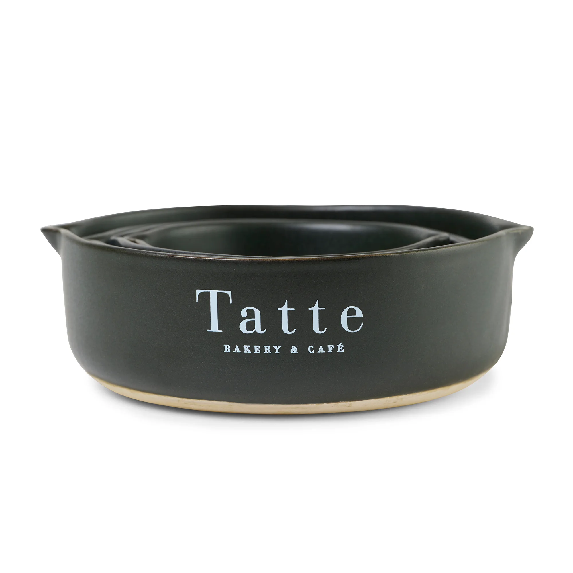 Be Home® Brampton Nested Stoneware Measuring Cups - Black