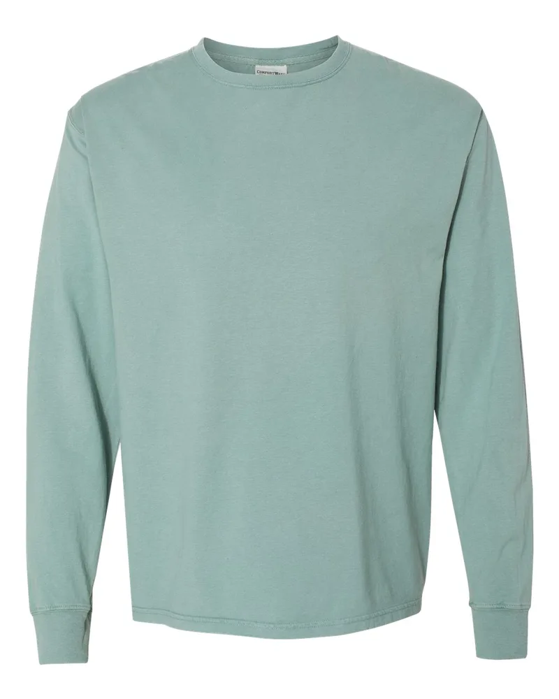 Hanes® Comfortwash™ Unisex Garment-Dyed Long Sleeve T-Shirt view 7