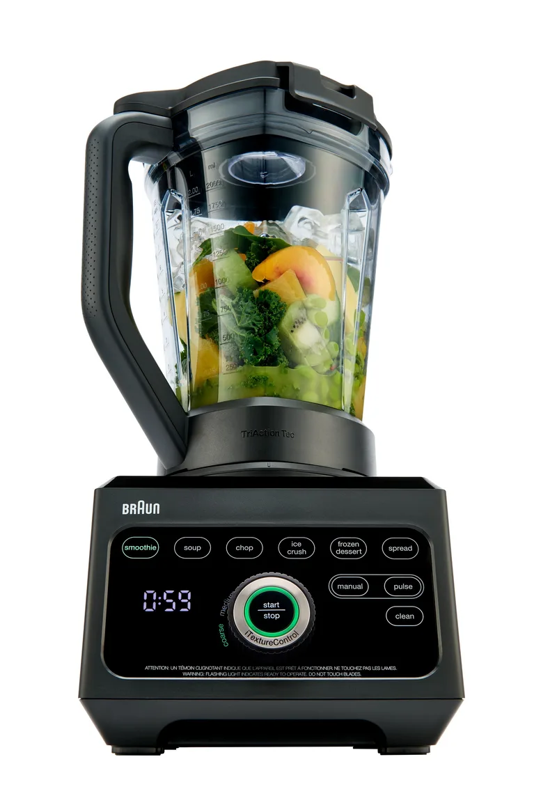 Braun Power Blender With Thermal Resistant Glass Jug - Black