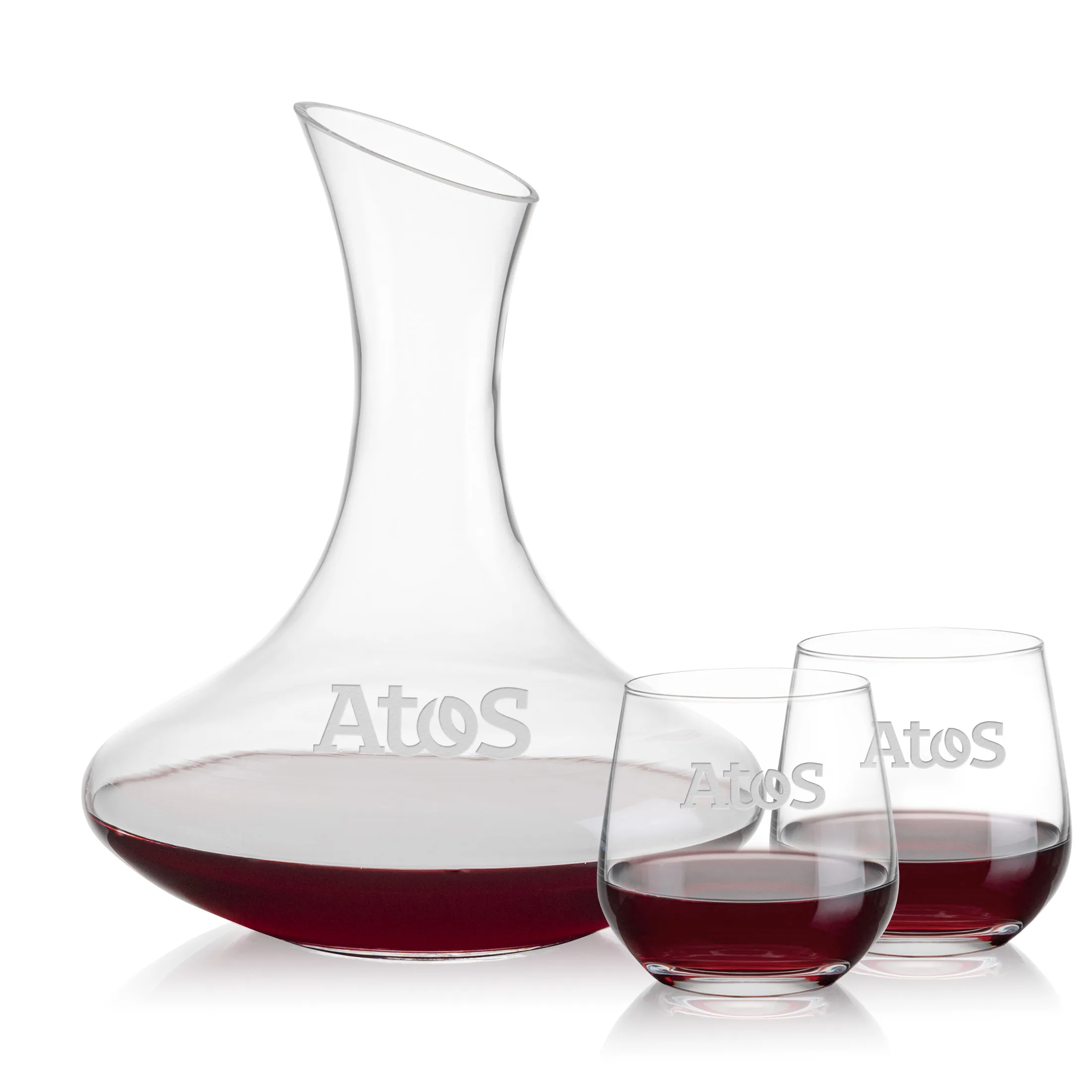 Carafe Stemless Set, Garland Set, Carafe & 2 Stemless