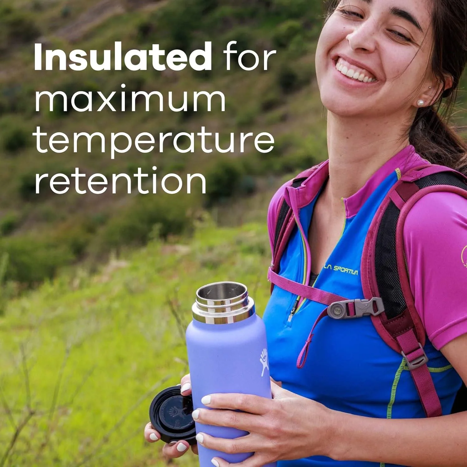 40 oz Hydro Flask® 2.0 Insulated Wide Mouth Water Bottle with Flex Cap view 6