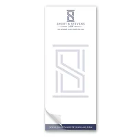 50 Page 3-1/2 x 8-1/2 Paper Note Pad — Art Resubmission