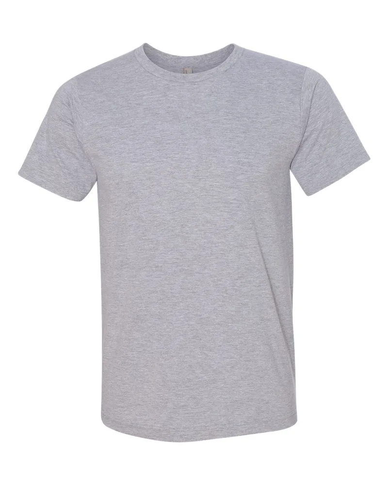 Bayside™ USA-Made Ringspun 50/50 Heather Unisex T-Shirt view 3