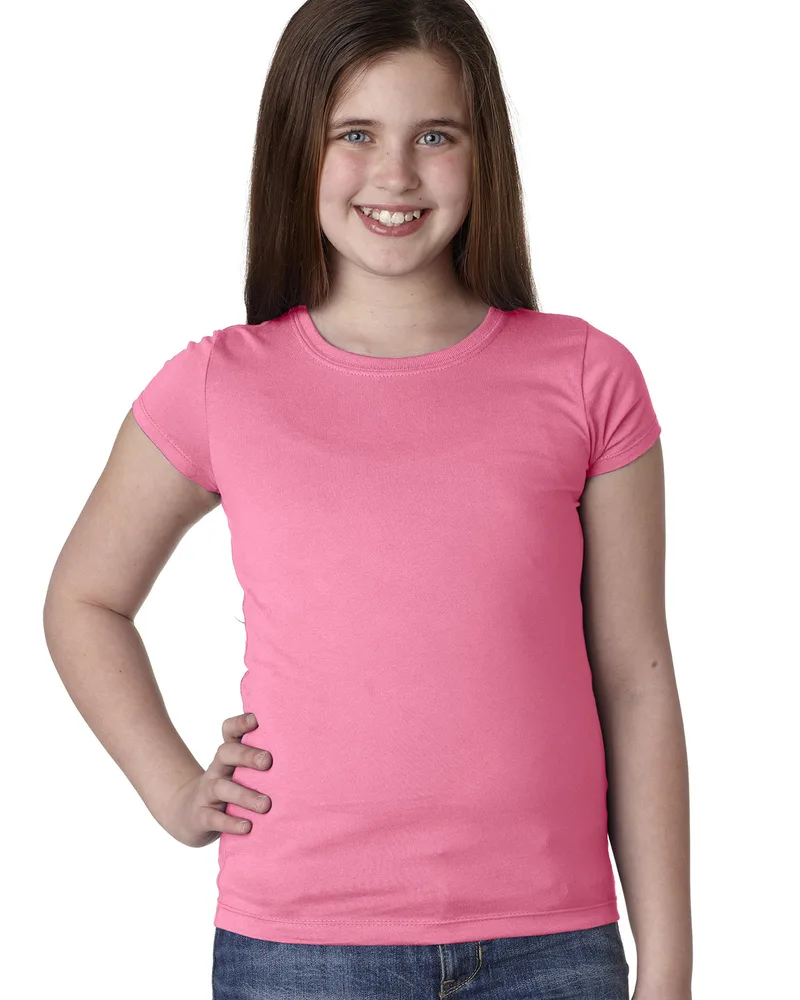 NEXT LEVEL APPAREL Youth Girls' Princess T-Shirt view 4