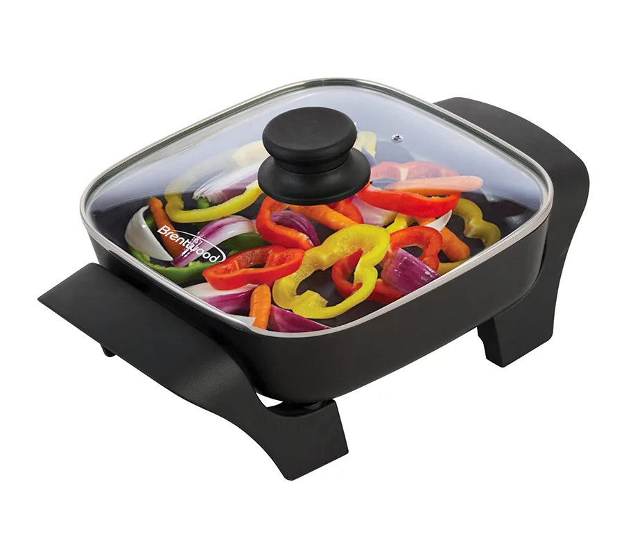 8'' Black Electric Skillet
