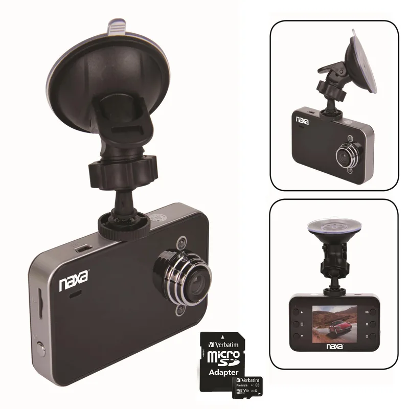 Naxa-Emerson-Victor Naxa Portable 720P Dash Cam, 2.4" Lcd, Sd Card