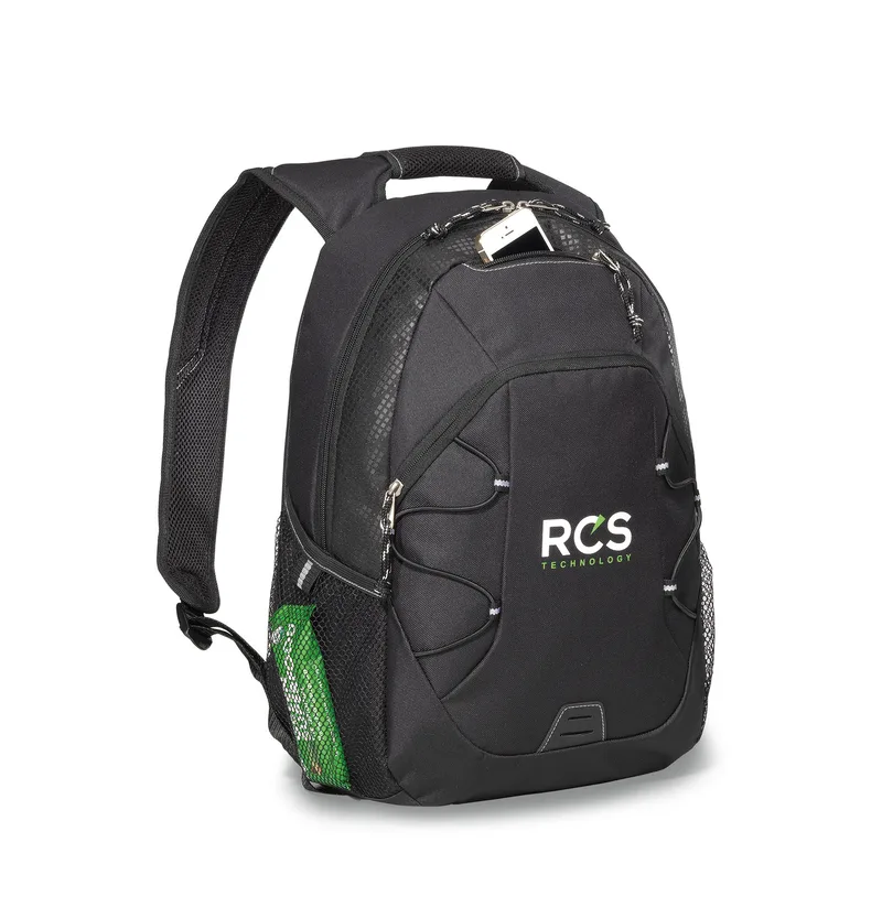 Matrix Laptop Backpack - Black
