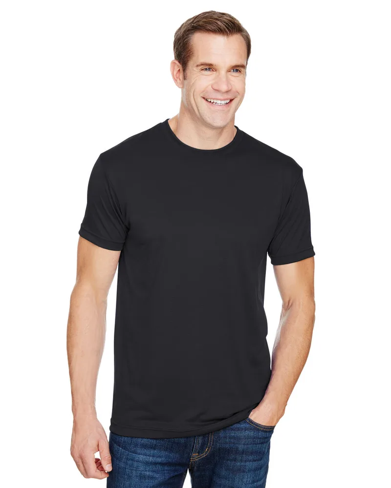 BAYSIDE Unisex USA Made Lightweight Performance T-Shirt