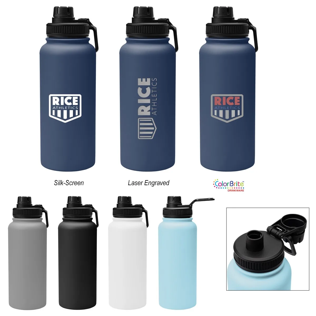 32 Oz. Austin Recycled Stainless Steel Bottle view 2