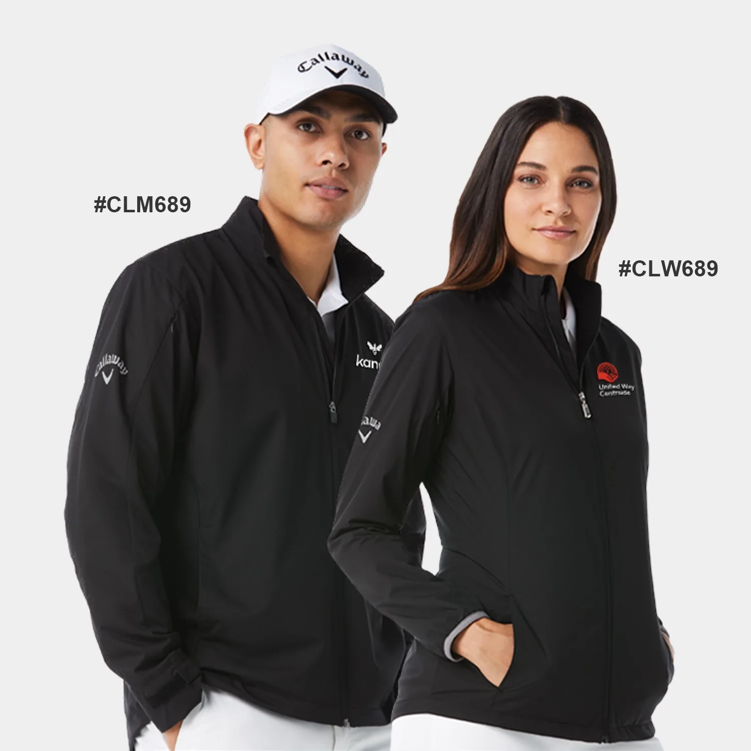 Callaway® Men's Long Sleeve Opti-Repel Full-Zip Wind Jacket