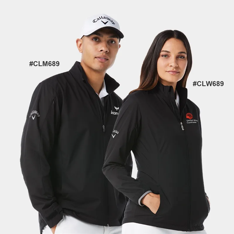 Callaway® Men's Long Sleeve Opti-Repel Full-Zip Wind Jacket