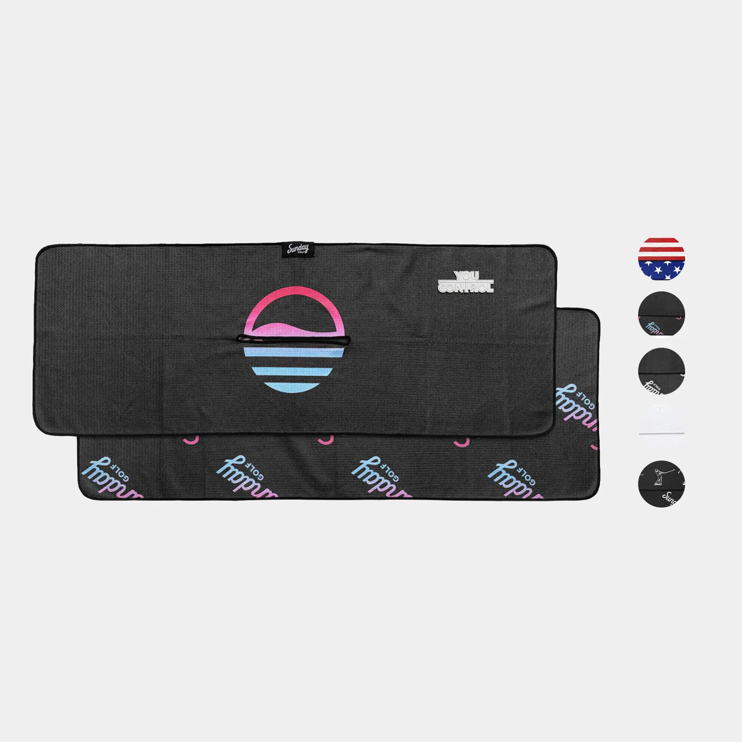 Sunday Golf® Classic Golf Towel with Club Attachment Hole