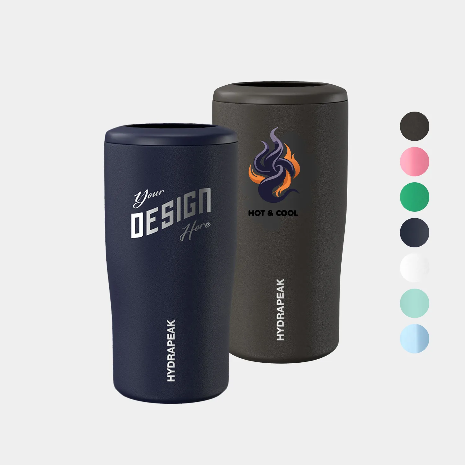 12 oz Hydrapeak® Stainless Steel Insulated 4-In-1 Can Cooler Tumbler