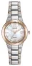 Citizen® Ladies' Chandler Eco-Drive® Two-Tone Watch w/Mother of Pearl Dial